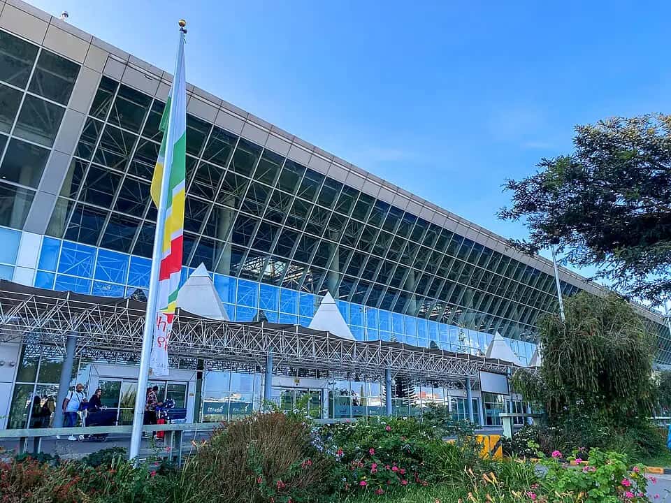Letiště Addis Abeba — pohled na letiště