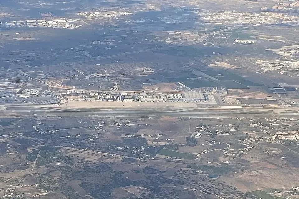 Letiště Alicante — pohled na letiště
