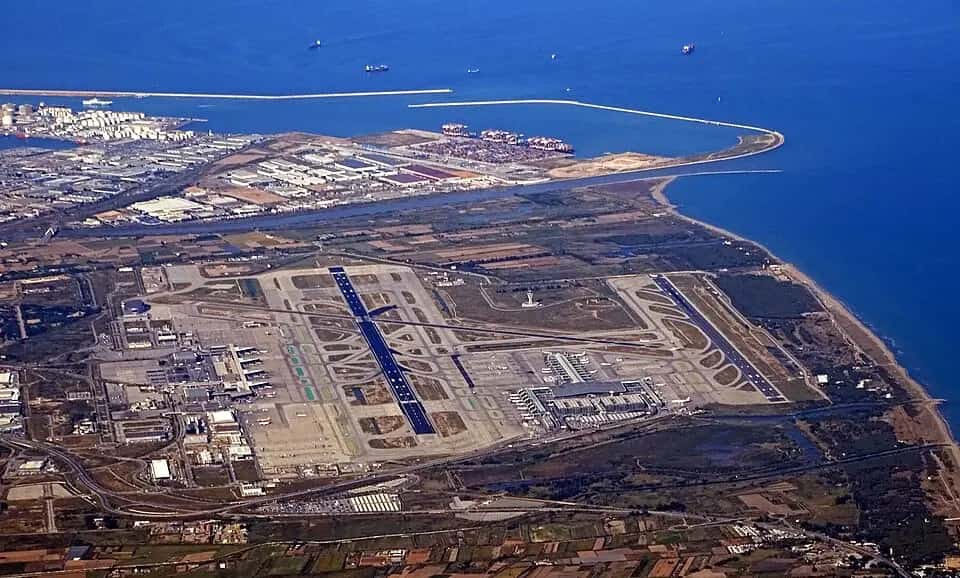 Letiště Barcelona-El Prat — pohled na letiště