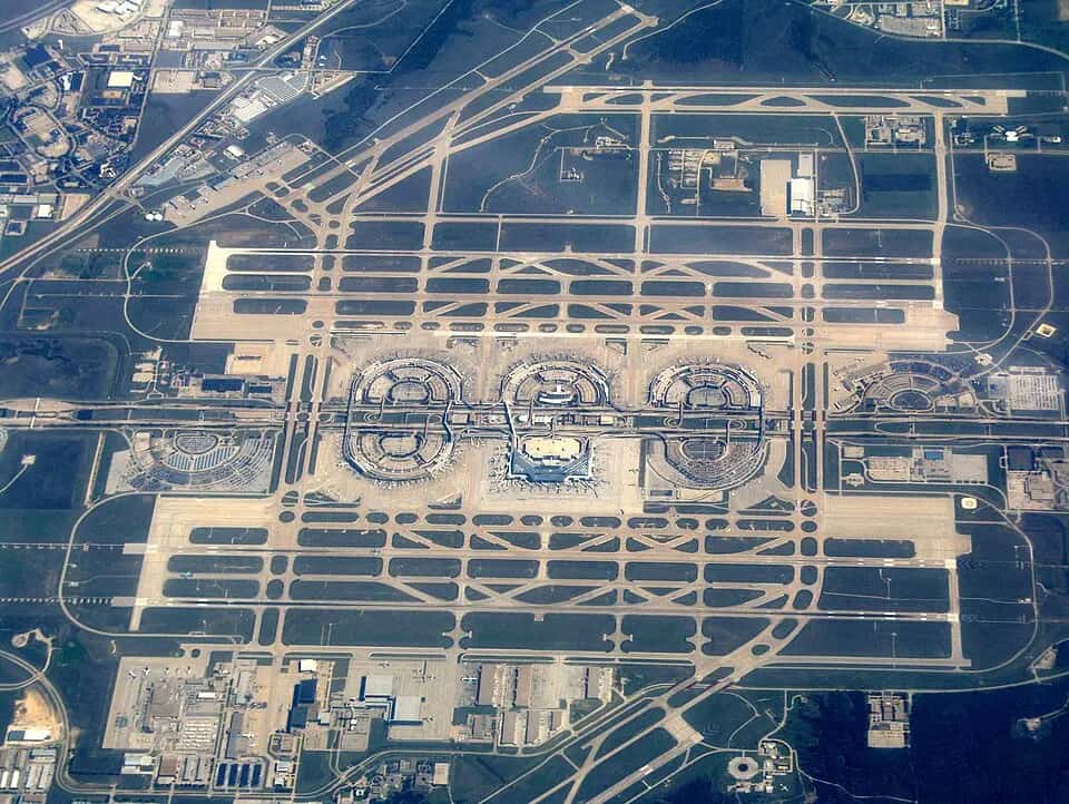 Letiště Dallas/Fort Worth — pohled na letiště