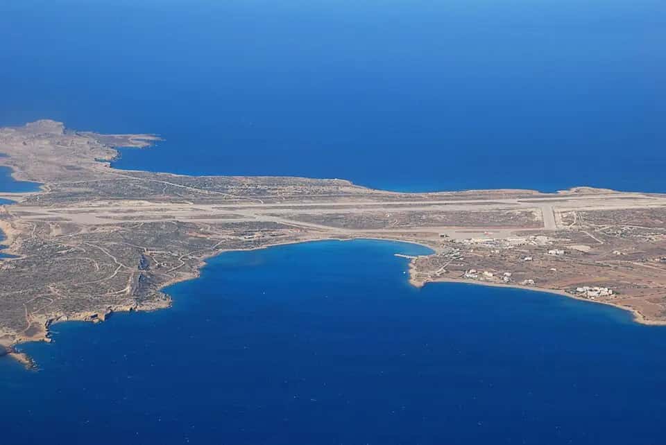 Letiště Karpathos — pohled na letiště