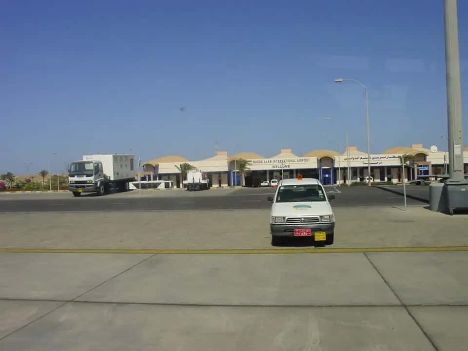 Mezinárodní letiště Marsa Alam — pohled na letiště