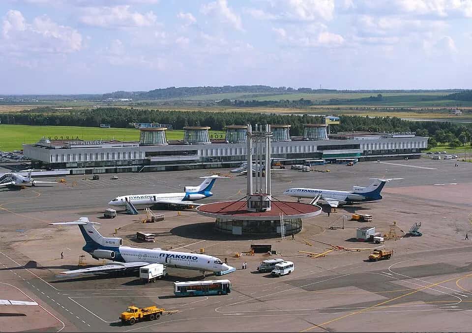 Letiště Pulkovo — pohled na letiště