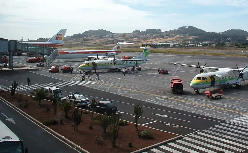 Letiště Tenerife Sever — pohled na letiště