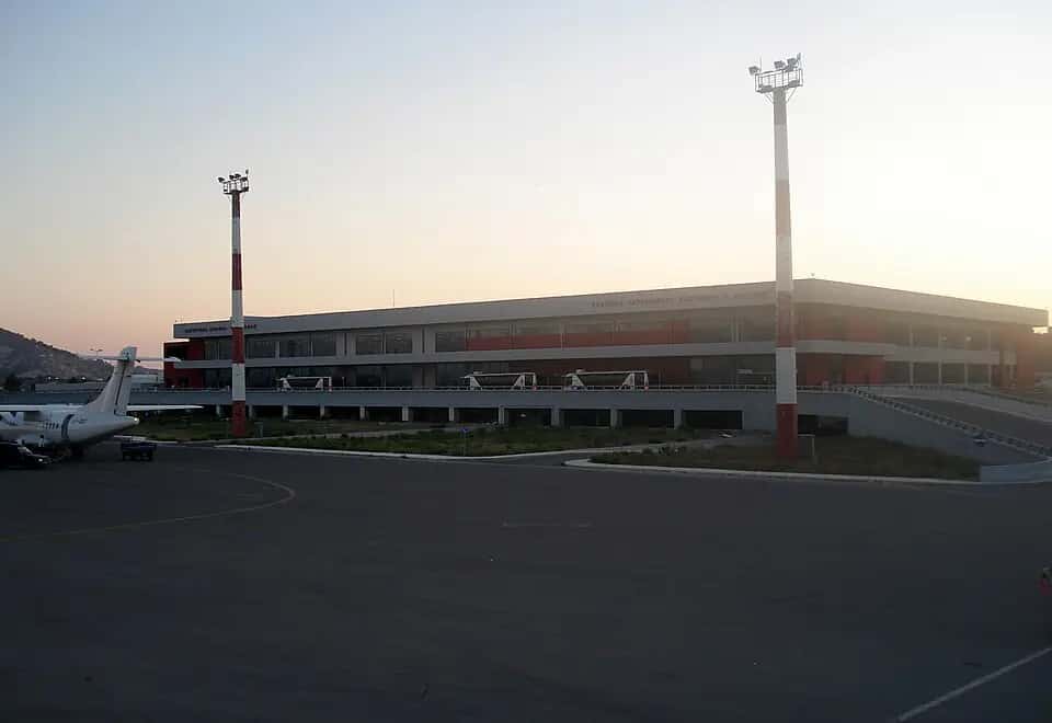 Letiště Zakynthos — pohled na letiště