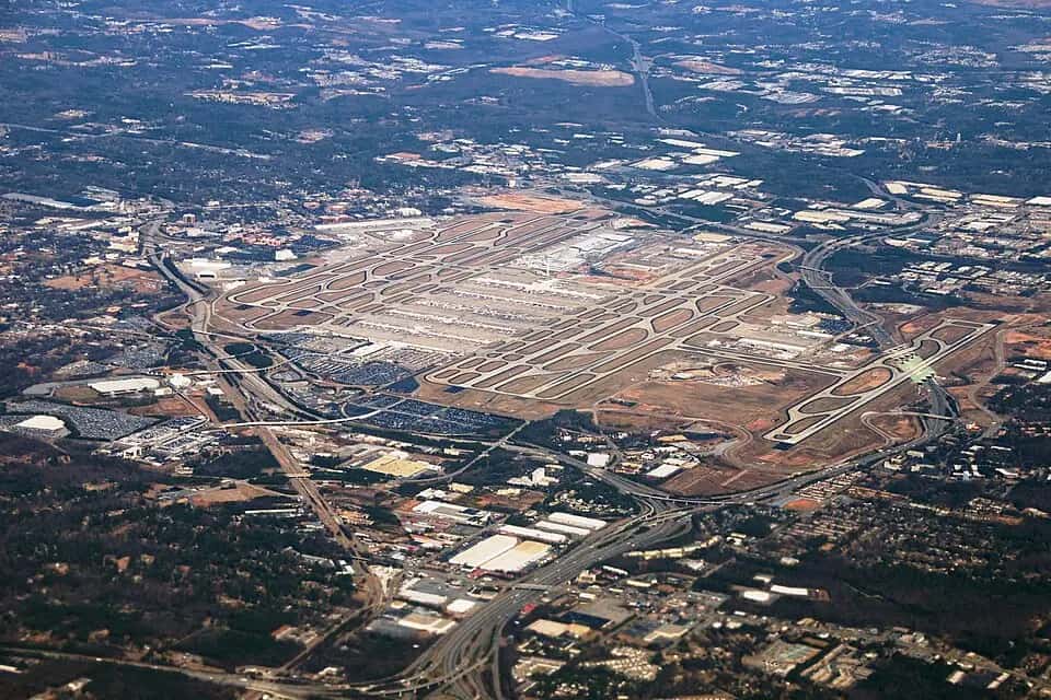 Mezinárodní letiště Hartsfield-Jackson — pohled na letiště