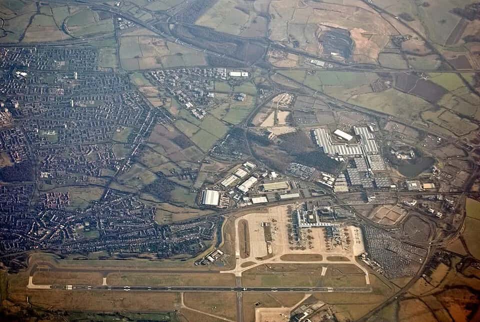 Letiště Birmingham — pohled na letiště