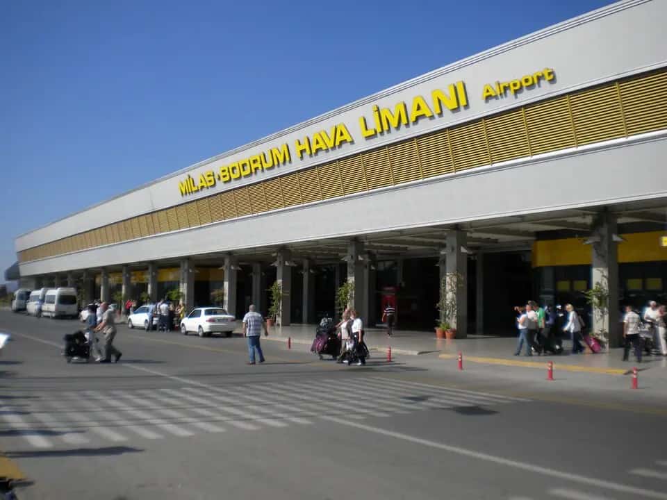 Letiště Bodrum — pohled na letiště