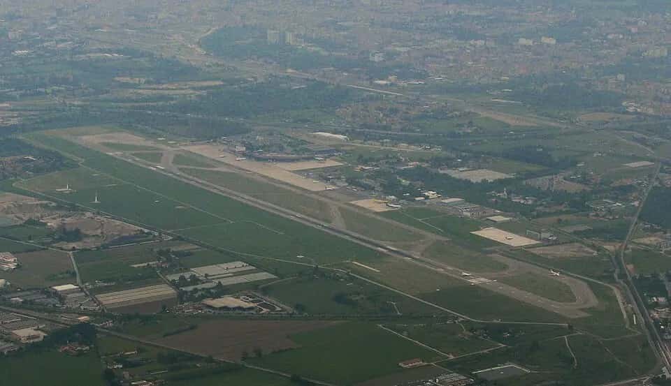 Letiště Bologna — pohled na letiště