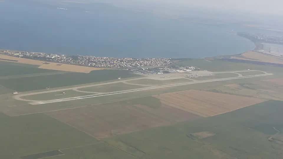 Letiště Burgas — pohled na letiště