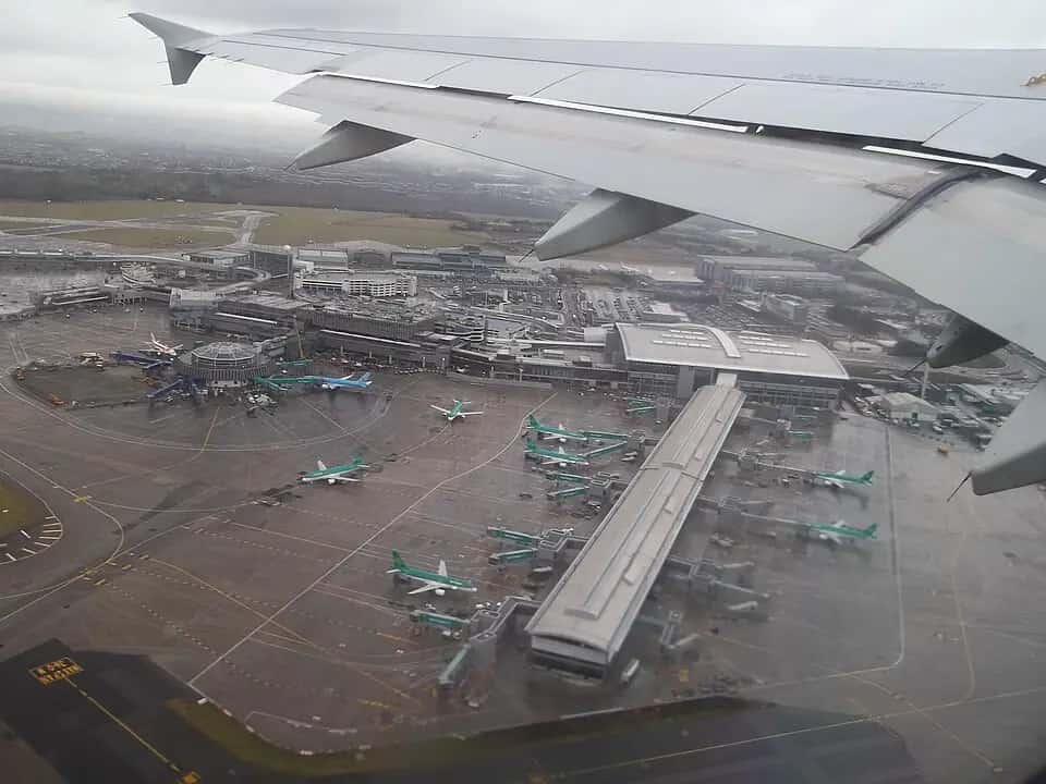 Letiště Dublin — pohled na letiště
