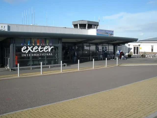 Letiště Exeter — pohled na letiště