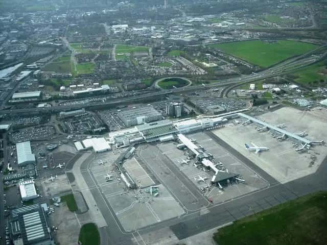 Letiště Glasgow — pohled na letiště