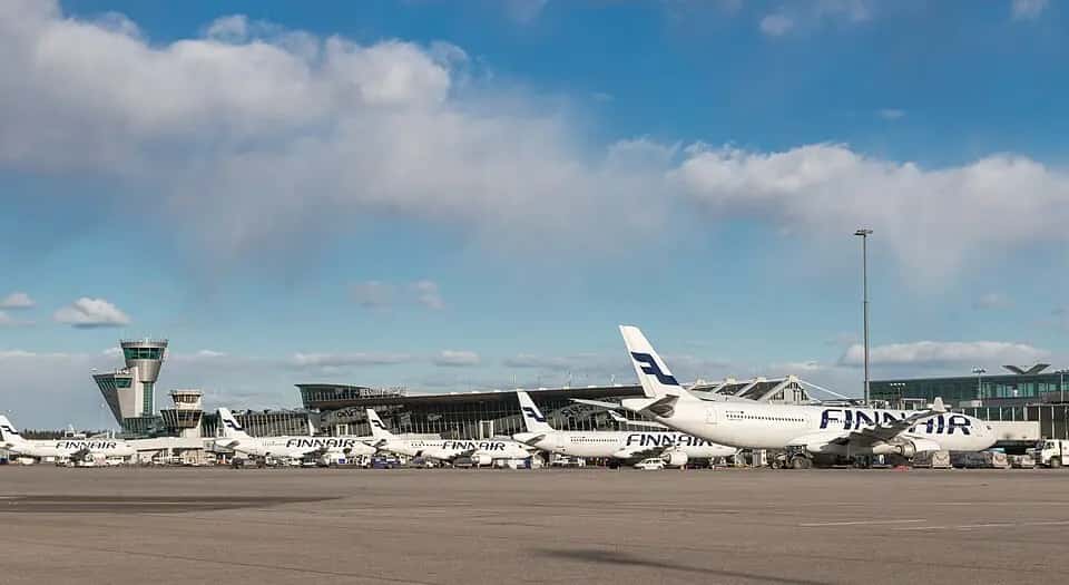 Letiště Helsinky-Vantaa — pohled na letiště