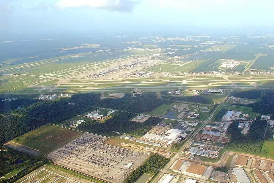 Letiště Houston — pohled na letiště