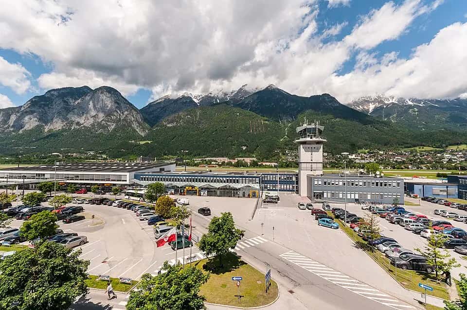 Letiště Innsbruck — pohled na letiště