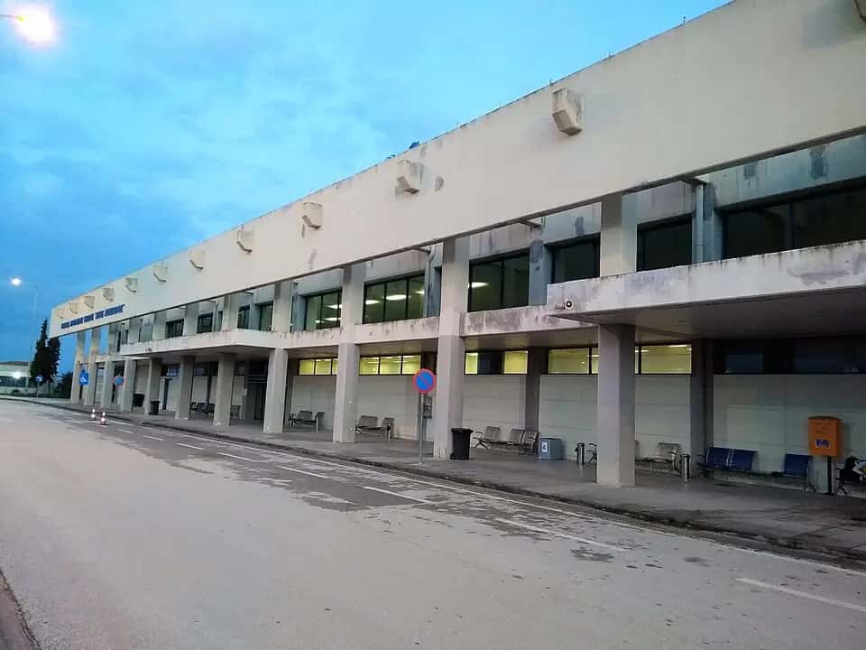 Letiště Kavala — pohled na letiště