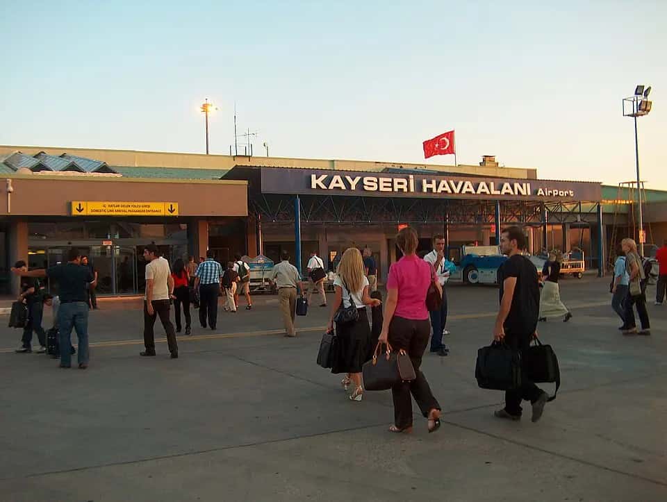 Letiště Kayseri — pohled na letiště