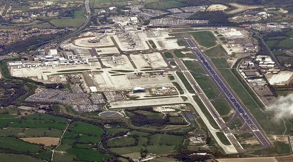 Letiště London Gatwick — pohled na letiště