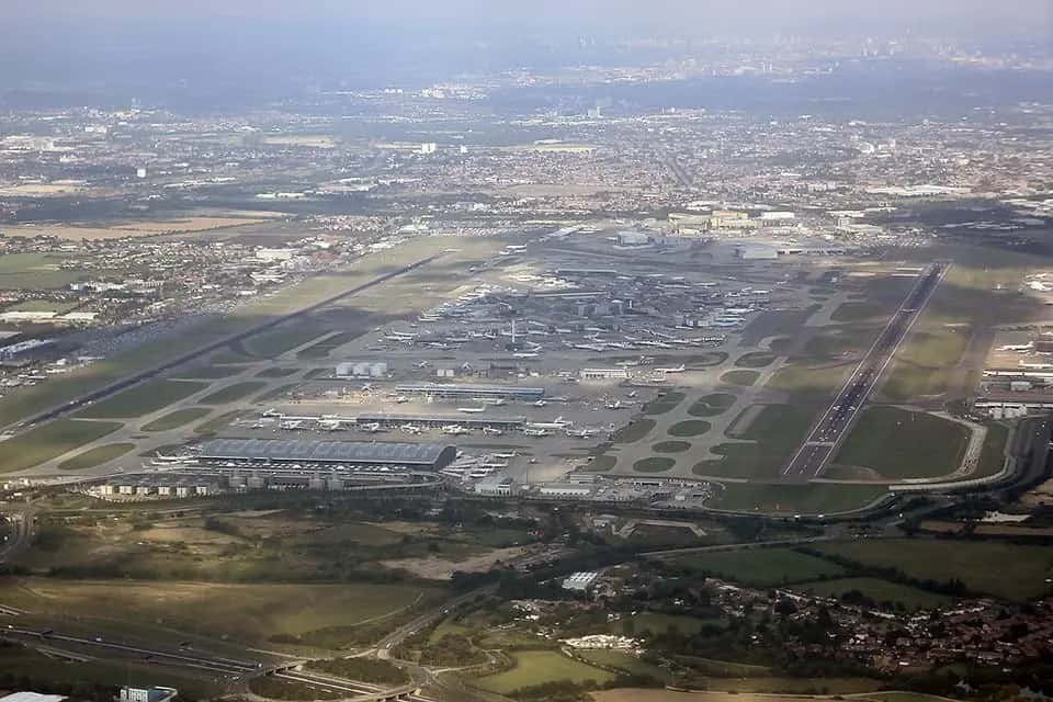 Letiště London Heathrow — pohled na letiště