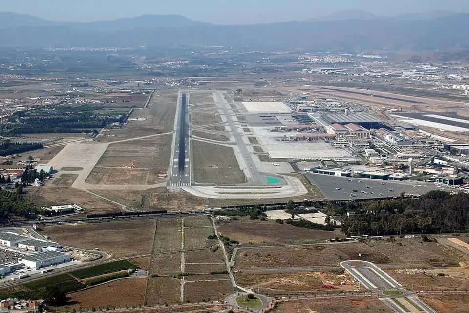 Letiště Málaga — pohled na letiště
