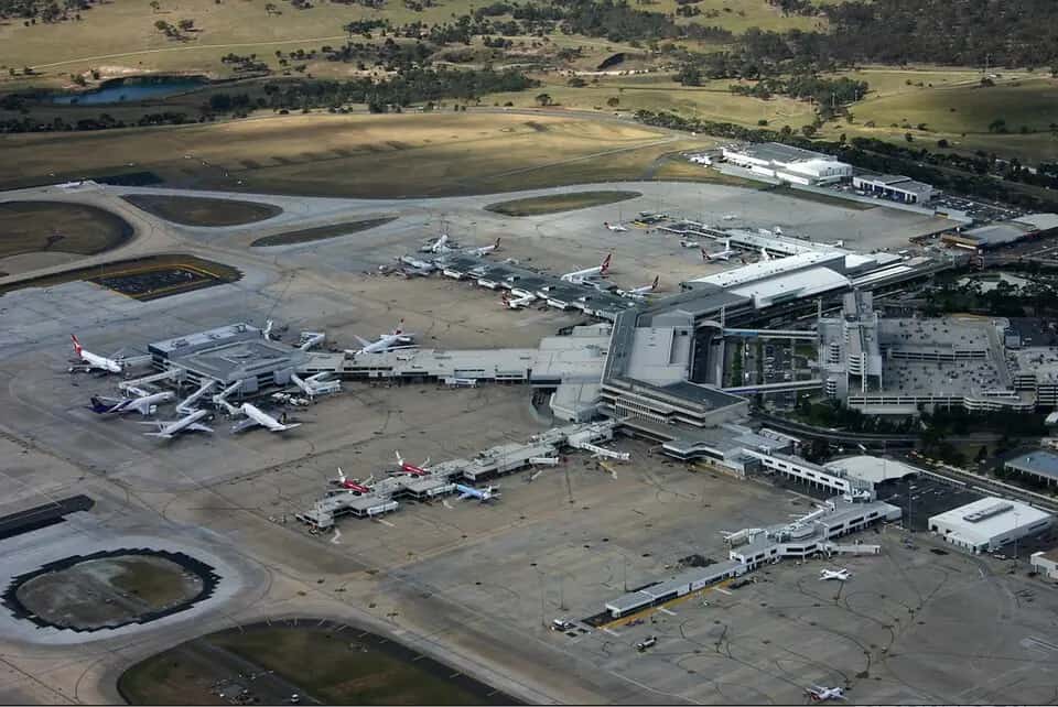 Letiště Melbourne — pohled na letiště