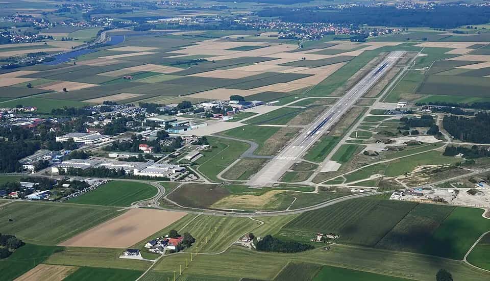 Letiště Memmingen — pohled na letiště
