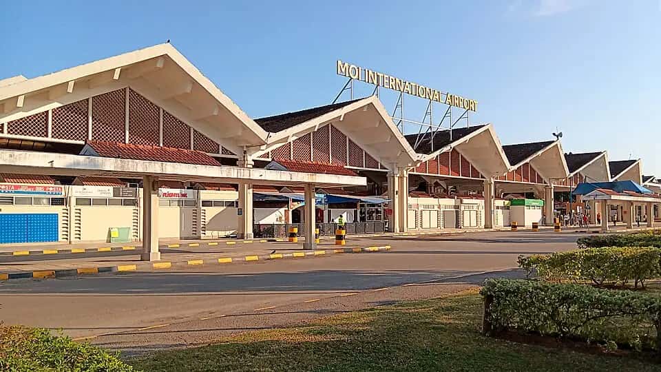 Letiště Mombasa — pohled na letiště