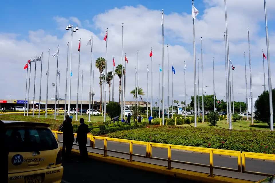Letiště Nairobi — pohled na letiště