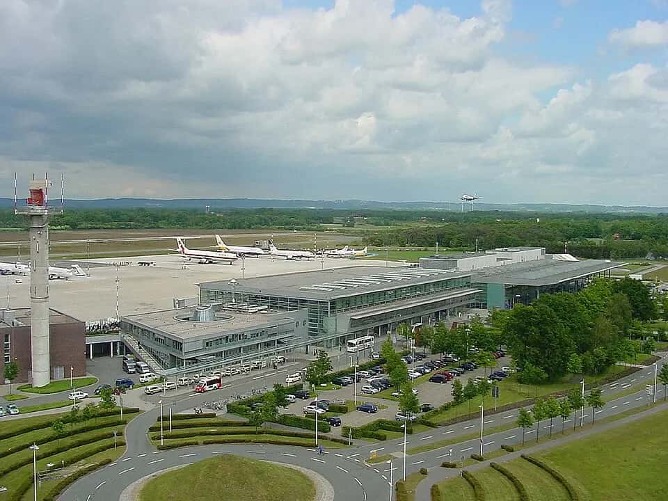 Letiště Münster — pohled na letiště