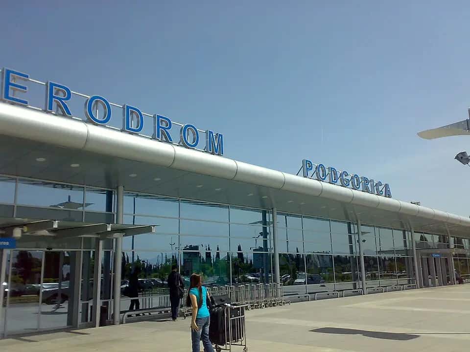 Letiště Podgorica — pohled na letiště