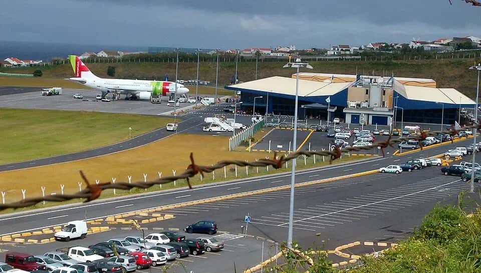 Letiště Ponta Delgada — pohled na letiště
