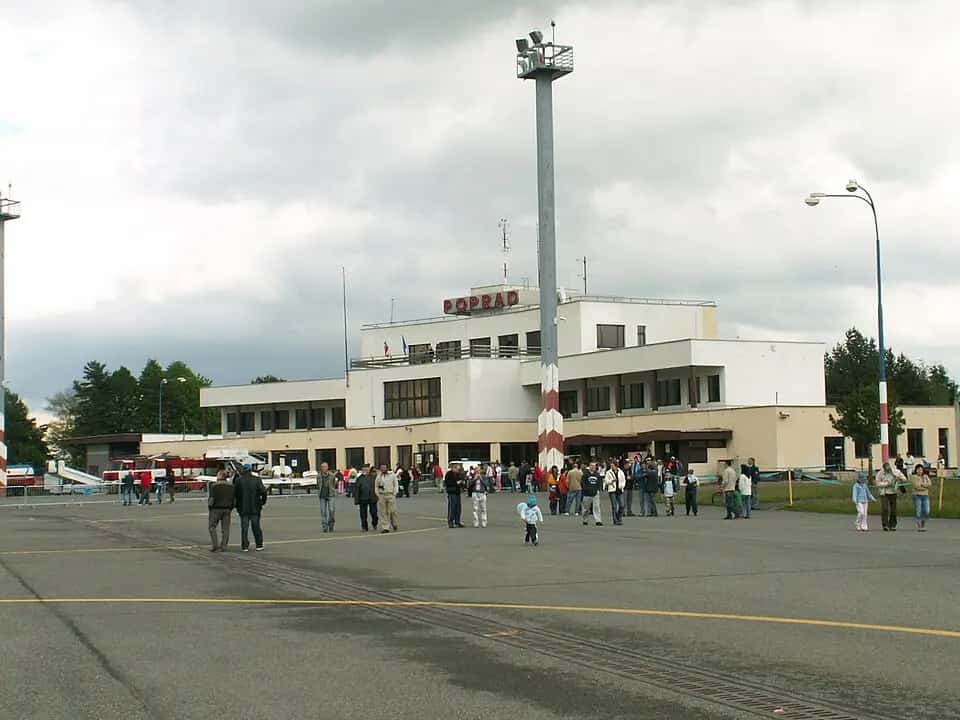 Letiště Poprad — pohled na letiště