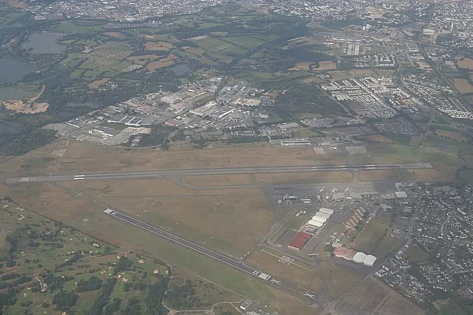 Letiště Rennes — pohled na letiště