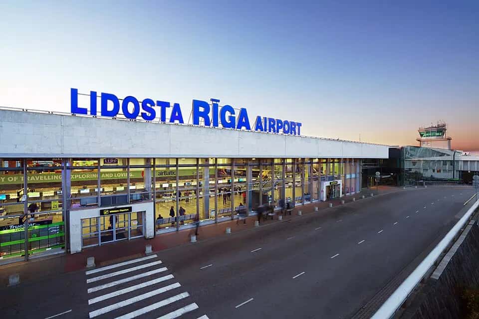 Letiště Riga — pohled na letiště