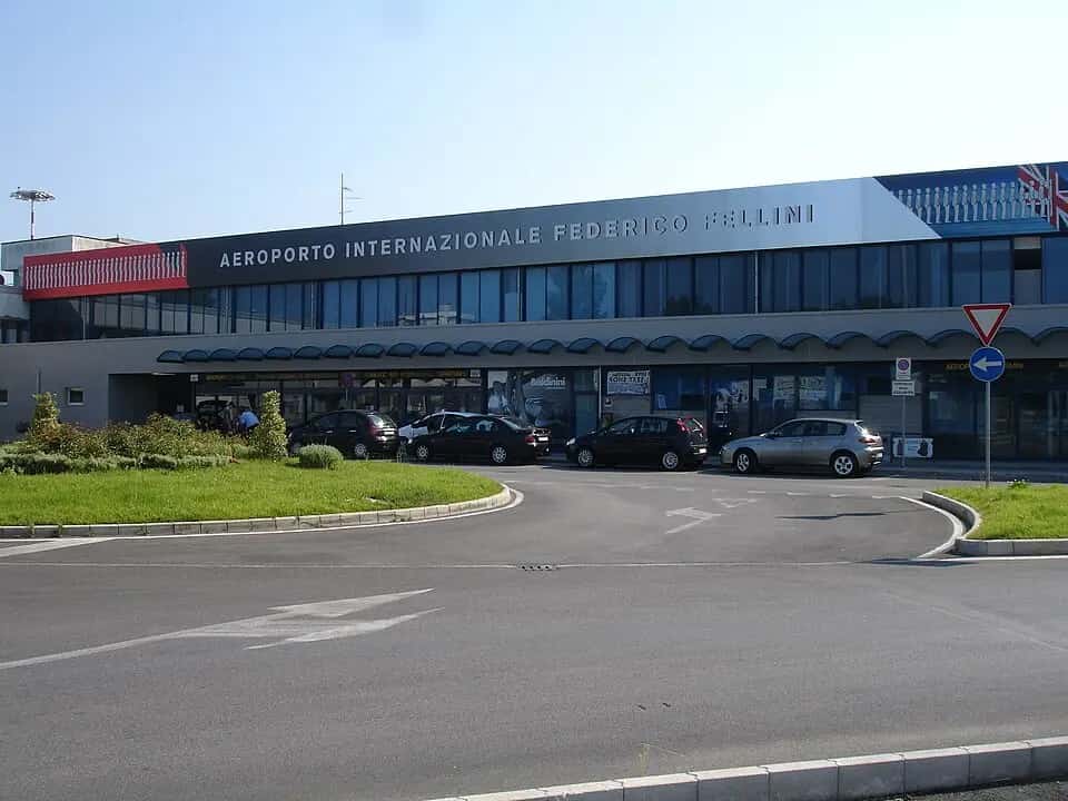 Letiště Rimini — pohled na letiště