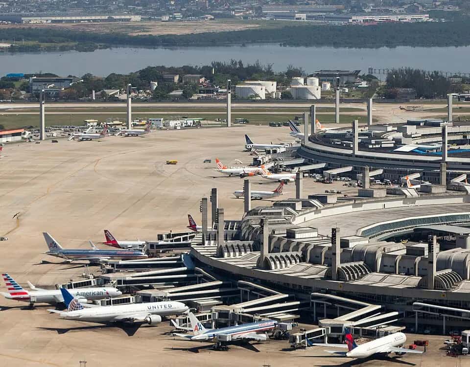 Mezinárodní letiště Rio de Janeiro-Galeão — pohled na letiště