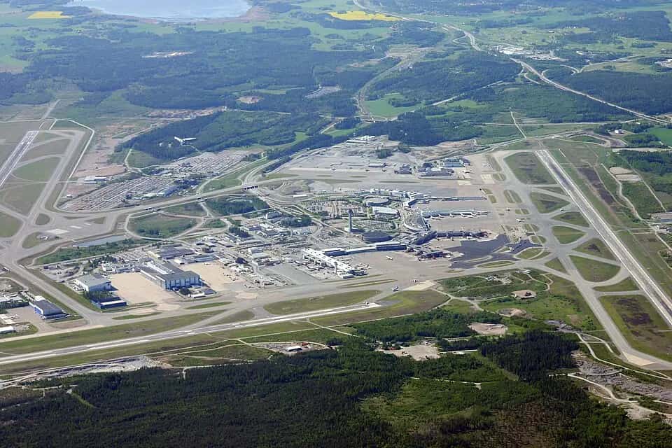 Stockholm-Arlanda — pohled na letiště