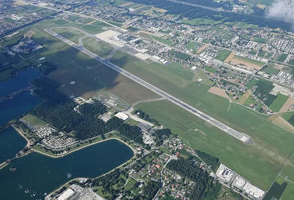 Letiště Štýrský Hradec — pohled na letiště