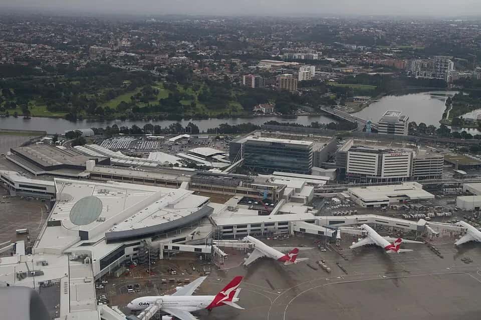 Letiště Sydney — pohled na letiště