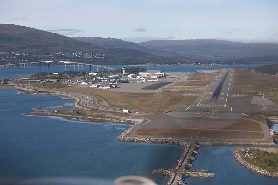 Letiště Tromsø — pohled na letiště