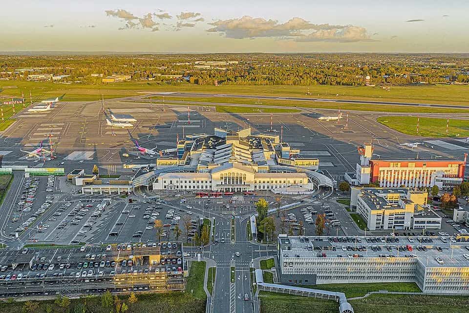 Letiště Vilnius — pohled na letiště