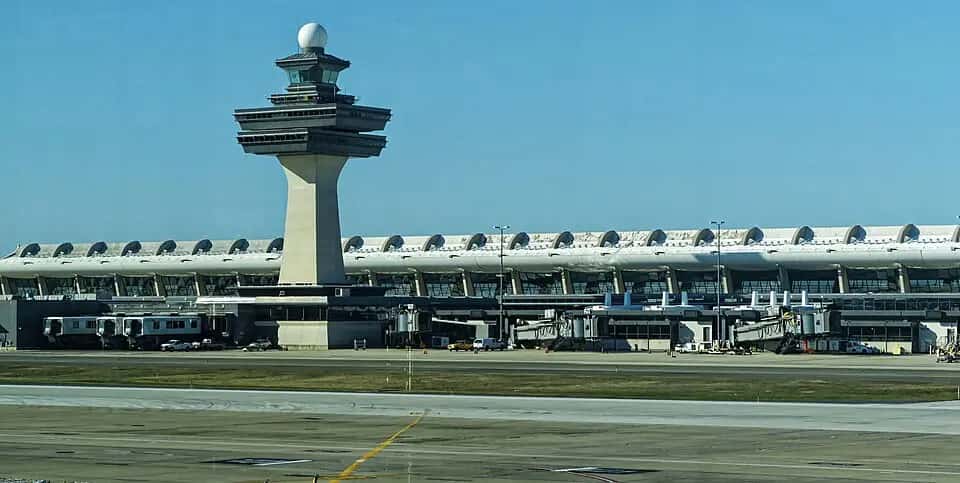 Letiště Washington-Dulles — pohled na letiště