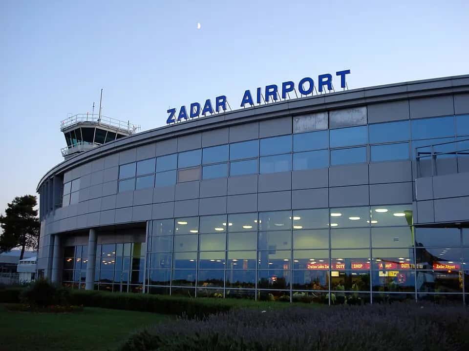 Letiště Zadar — pohled na letiště